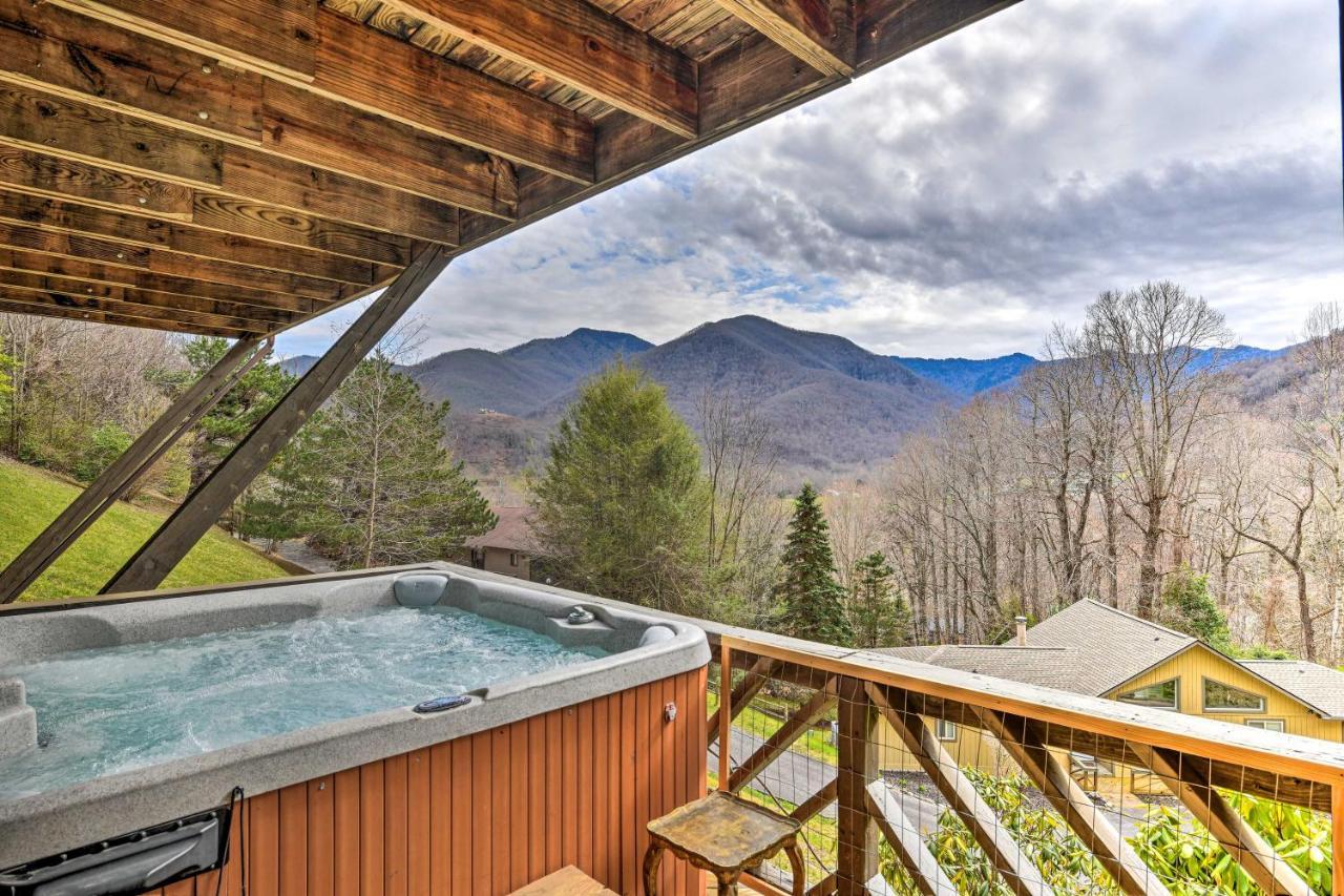 Best Location - Maggie Valley Cabin With Hot Tub! 외부 사진